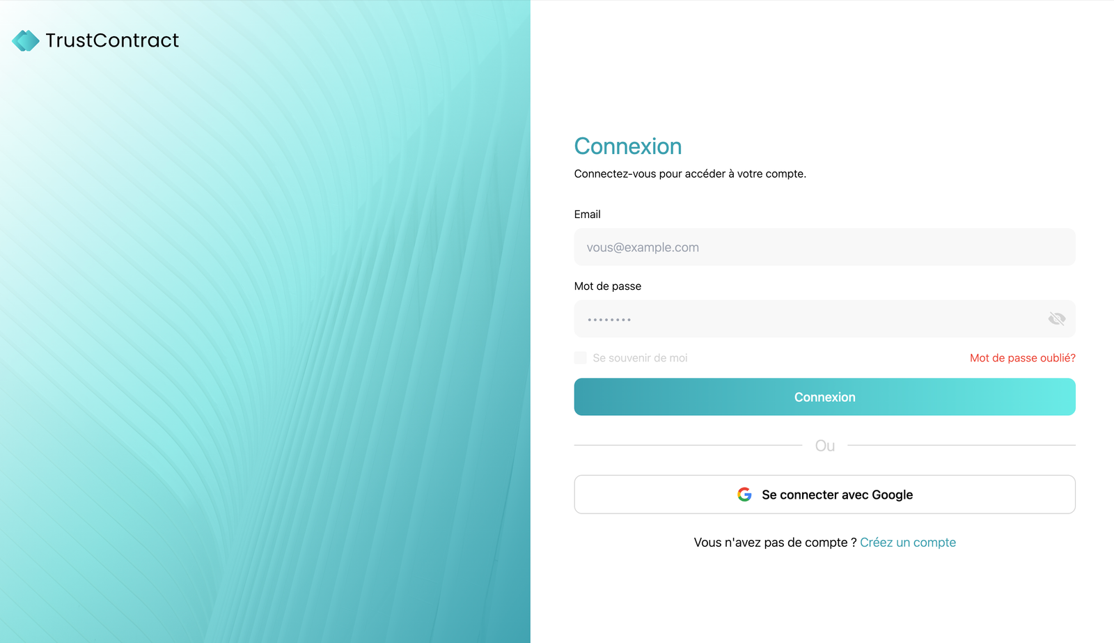 Tableau de bord global